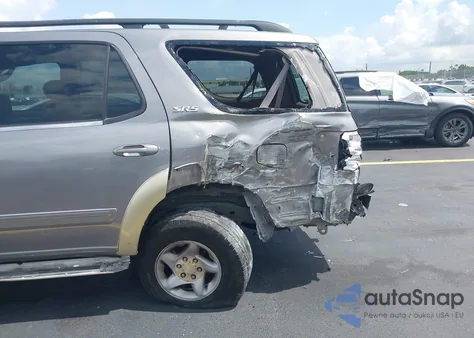 2001 Toyota Sequoia Sr5 V8 z USA, uszkodzony, nr VIN 5TDZT34A41S019250